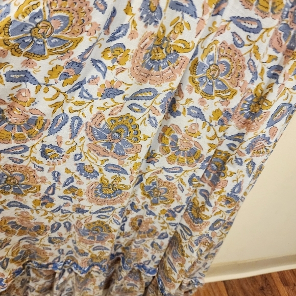 Sincerely Jules Long Floral Boho Spring Flare Casual Dress size L - Picture 7 of 12